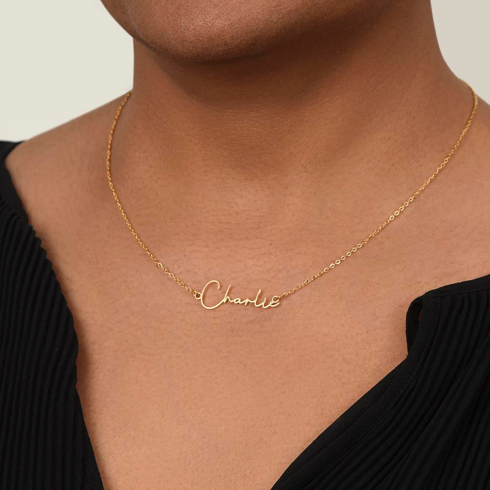 Custom Forever Name Necklace